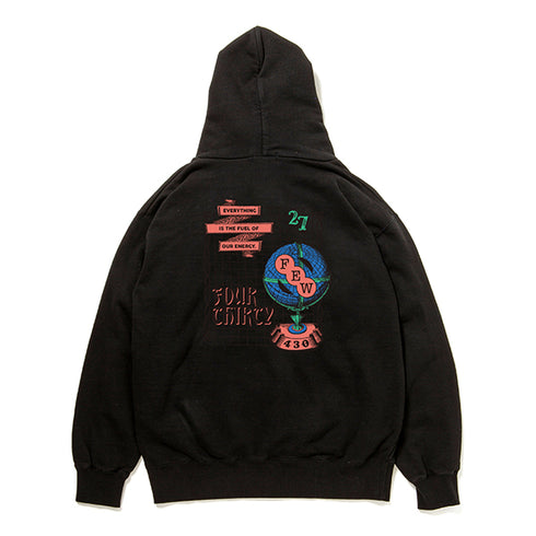 430 fourthirty/PF GLOBE MAP P/O PARKA フォーサーティー/ポップファーサーティー グローブ マップ プルオーバー パーカー